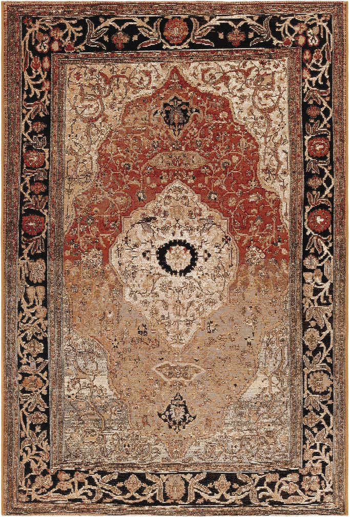 4' x 6' Easy-Clean Traditional Indoor / Outdoor Rug