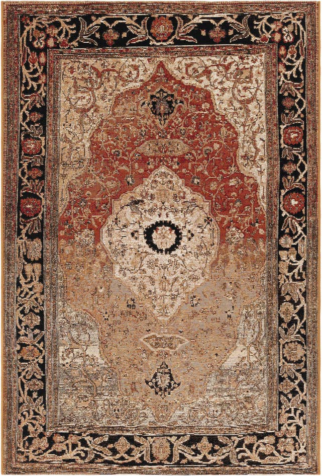 Detail image of 4' x 6' Easy-Clean Traditional Indoor / Outdoor Rug