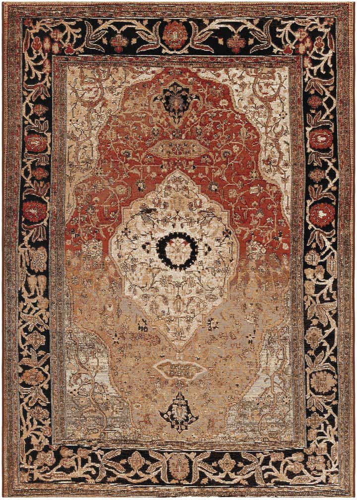 5' x 7' Easy-Clean Traditional Indoor / Outdoor Rug