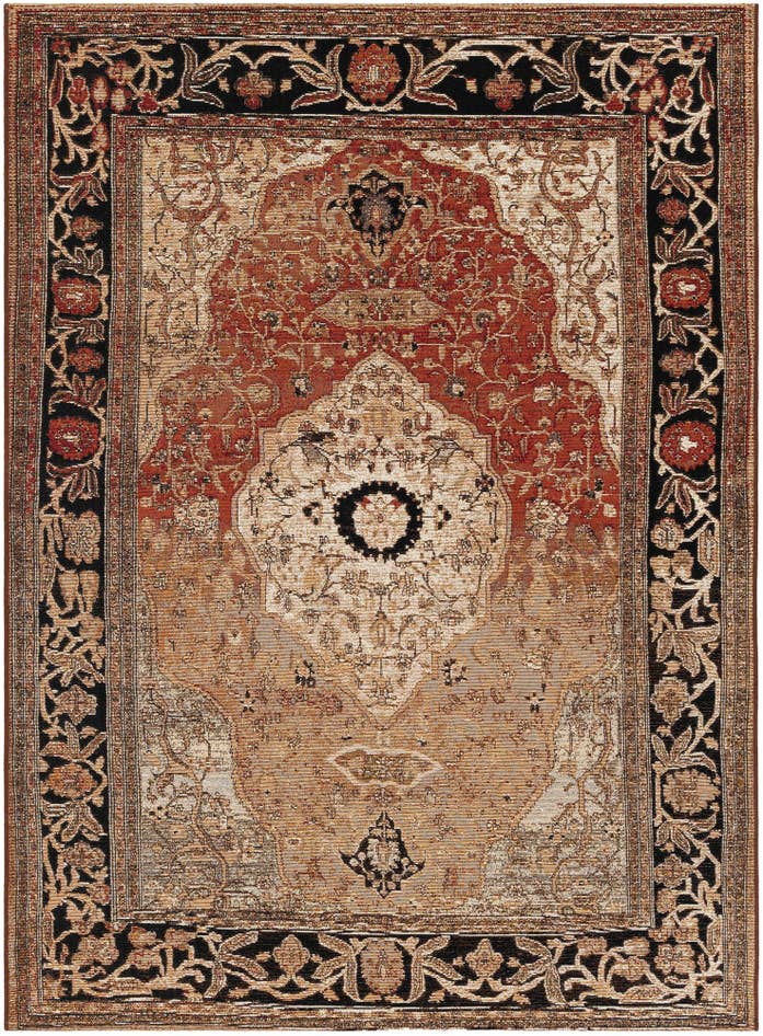 Detail image of 5' x 7' Easy-Clean Traditional Indoor / Outdoor Rug