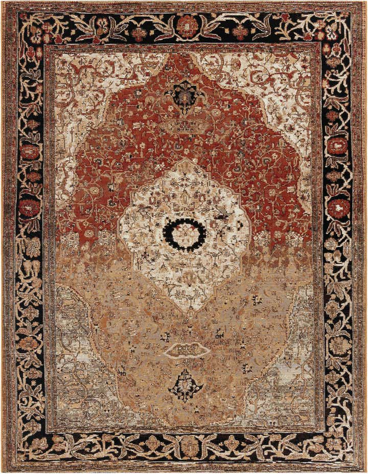 7' 10 x 10' Easy-Clean Traditional Indoor / Outdoor Rug