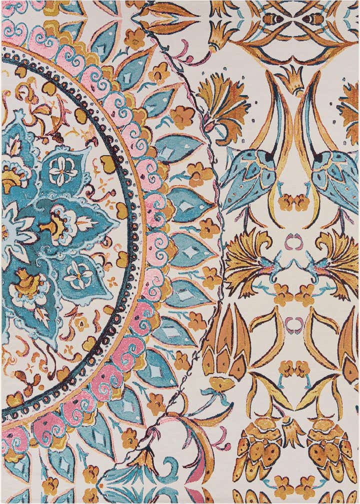 8' x 10' Easy-Clean Traditional Indoor / Outdoor Rug