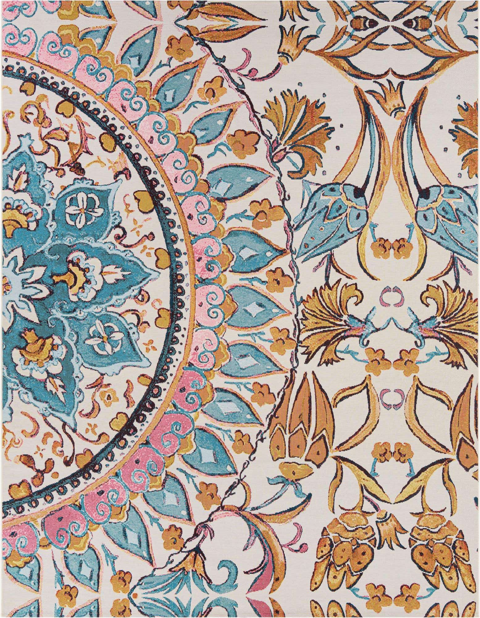 8' x 10' Easy-Clean Traditional Indoor / Outdoor Rug