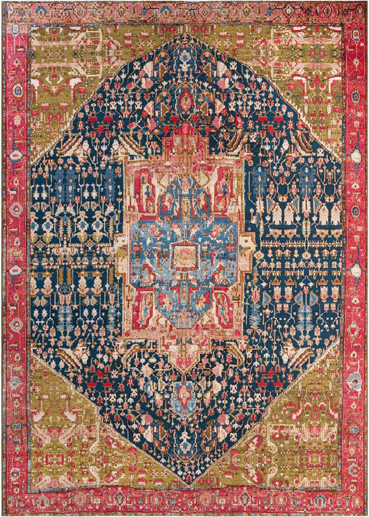 10' x 13' Easy-Clean Traditional Indoor / Outdoor Rug