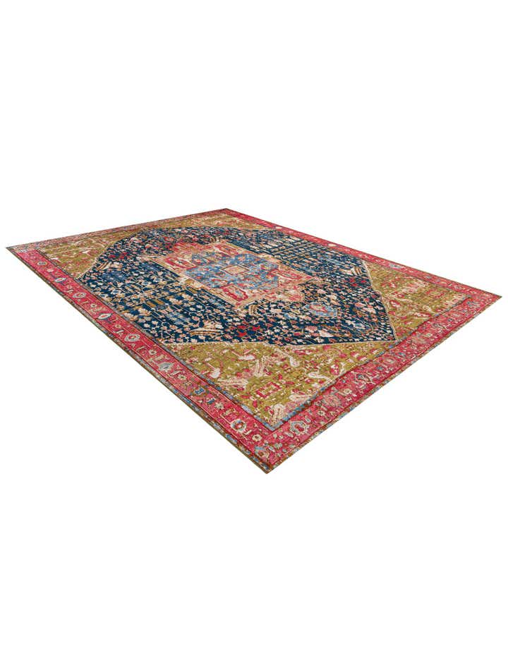 10' x 13' Easy-Clean Traditional Indoor / Outdoor Rug