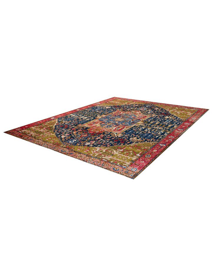 12' x 16' Easy-Clean Traditional Indoor / Outdoor Rug