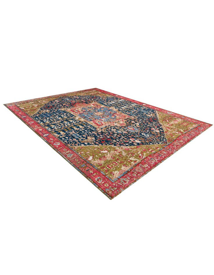 Detail image of 9' x 12' Easy-Clean Traditional Indoor / Outdoor Rug
