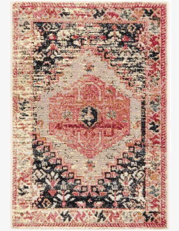 2' x 3' Easy-Clean Traditional Indoor / Outdoor Rug