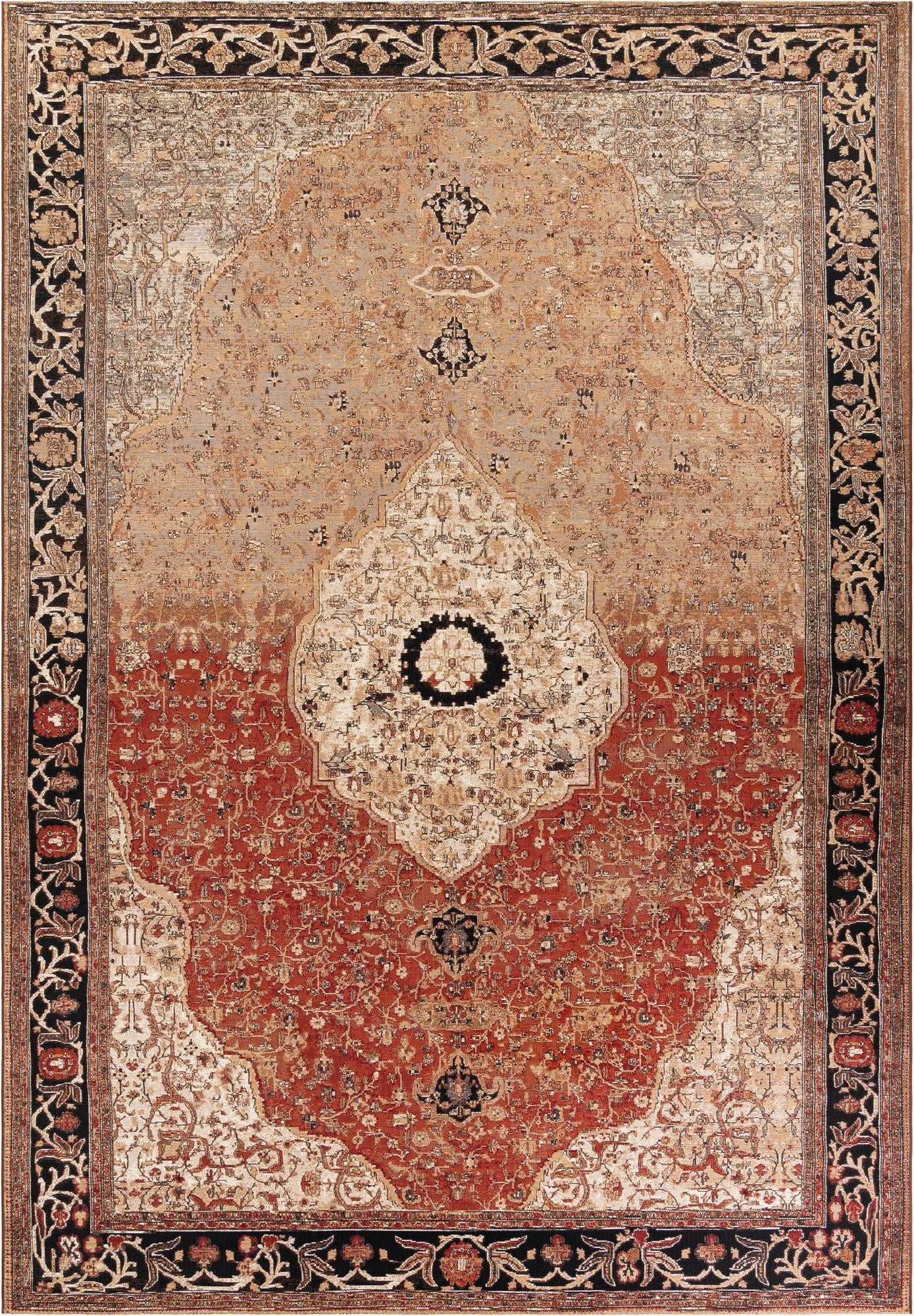 Primary image 10' x 14'  Washable Traditional Indoor / Outdoor Rug