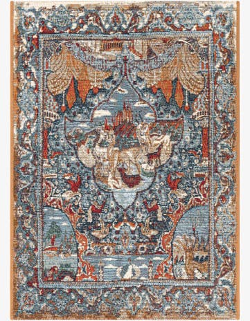 2' x 3' Easy-Clean Traditional Indoor / Outdoor Rug