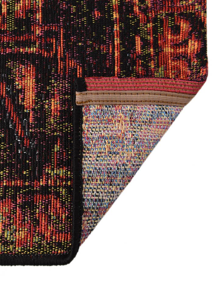 Detail image of 10' x 14' Easy-Clean Tribal Indoor / Outdoor Rug