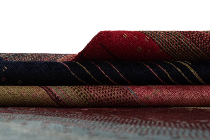 Detail image of 8' 7 x 10' 11 Pakistani Modern Wool Rug