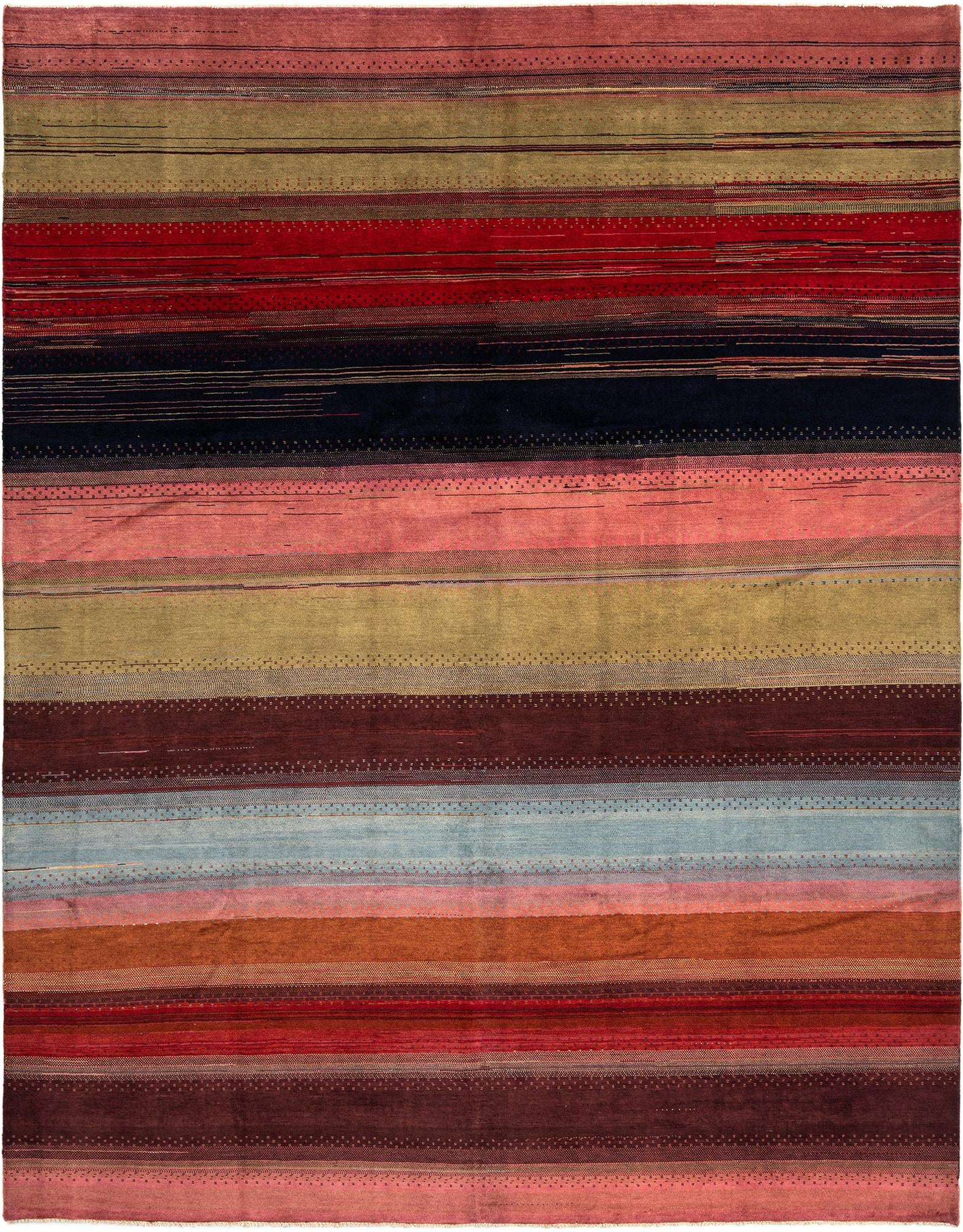 8' 7 x 10' 11 Pakistani Modern Wool Rug