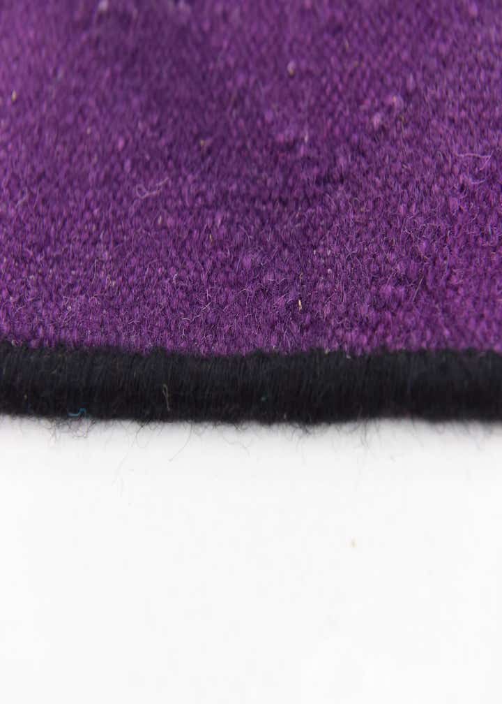 7' 2 x 9' 10 Hand Woven Patchwork Wool Rug