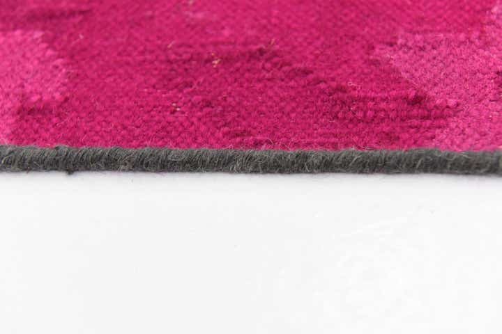 7' 3 x 10' Hand Woven Patchwork Wool Rug