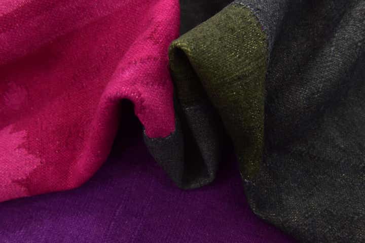 7' 3 x 10' Hand Woven Patchwork Wool Rug