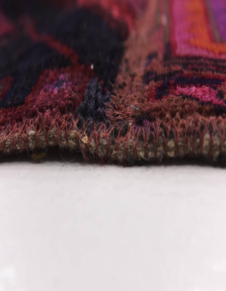 Detail image of 5' 7 x 7' 8 Hand Knotted Patchwork Persian Wool Rug