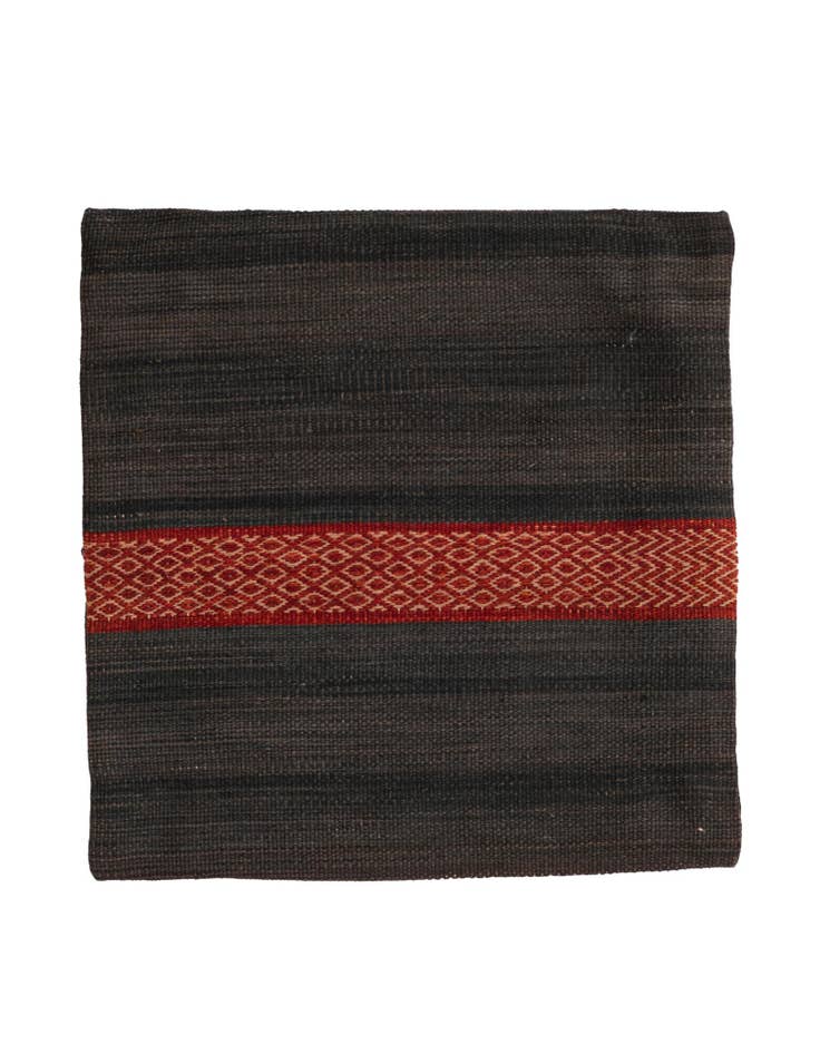Detail image of 1' 6 x 1' 7 Hand Woven Pillow Wool Rug