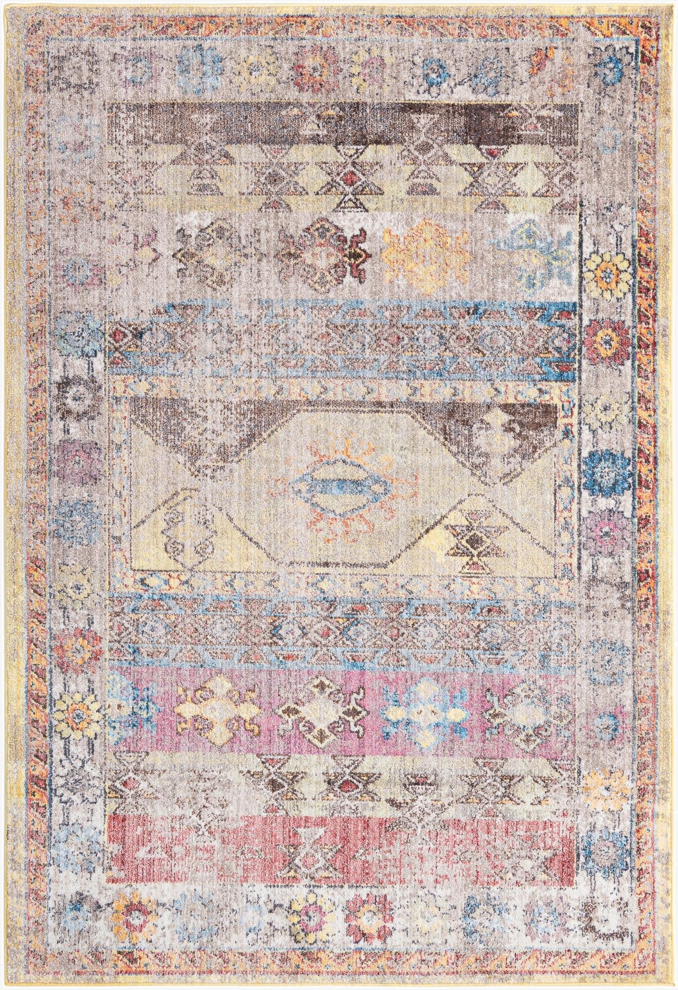 5' x 7' 7 Prism Rug