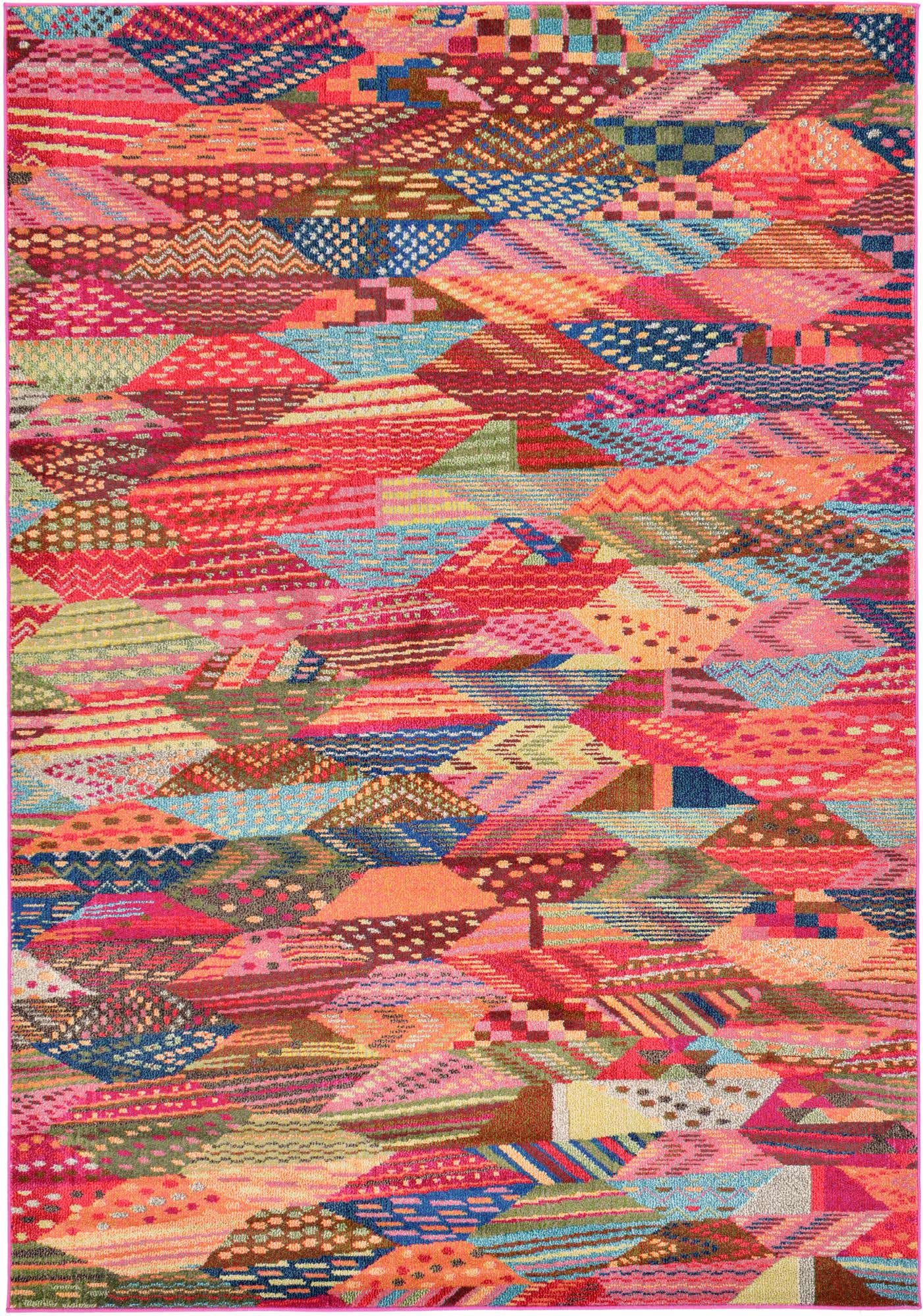 7' x 10' Washable Santa Fe Rug