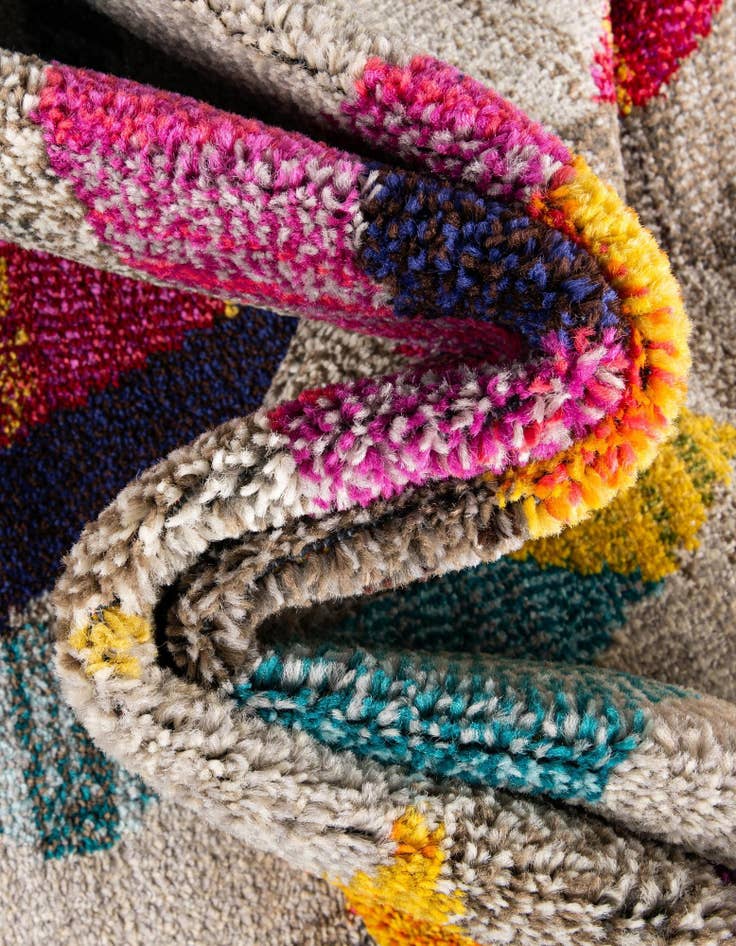 Detail image of 3' 3 x 5' 3  Washable Santa Fe Rug