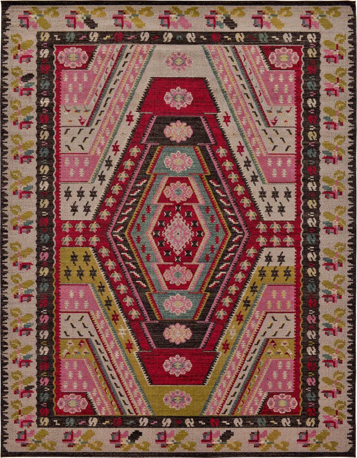 Detail image of 10' 6 x 16' 5 Washable Santa Fe Rug