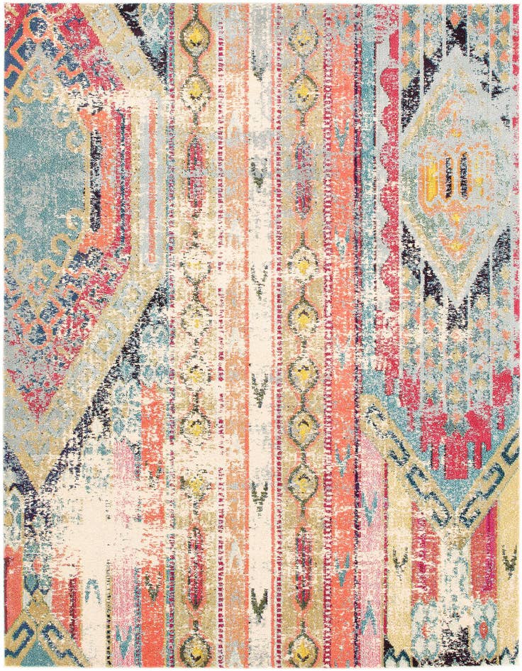 Detail image of 8' x 10' Washable Santa Fe Rug