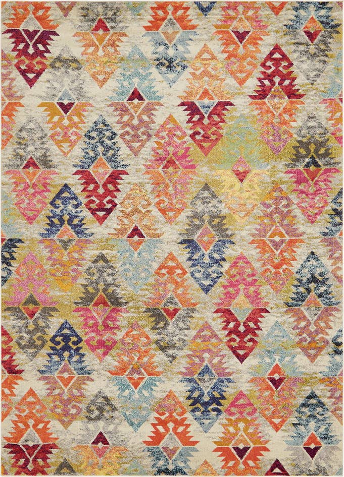 Detail image of 9' x 12' 2 Washable Santa Fe Rug