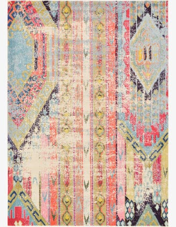 7' x 10' Washable Santa Fe Rug