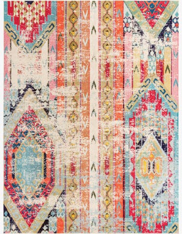 10' x 13' Washable Santa Fe Rug