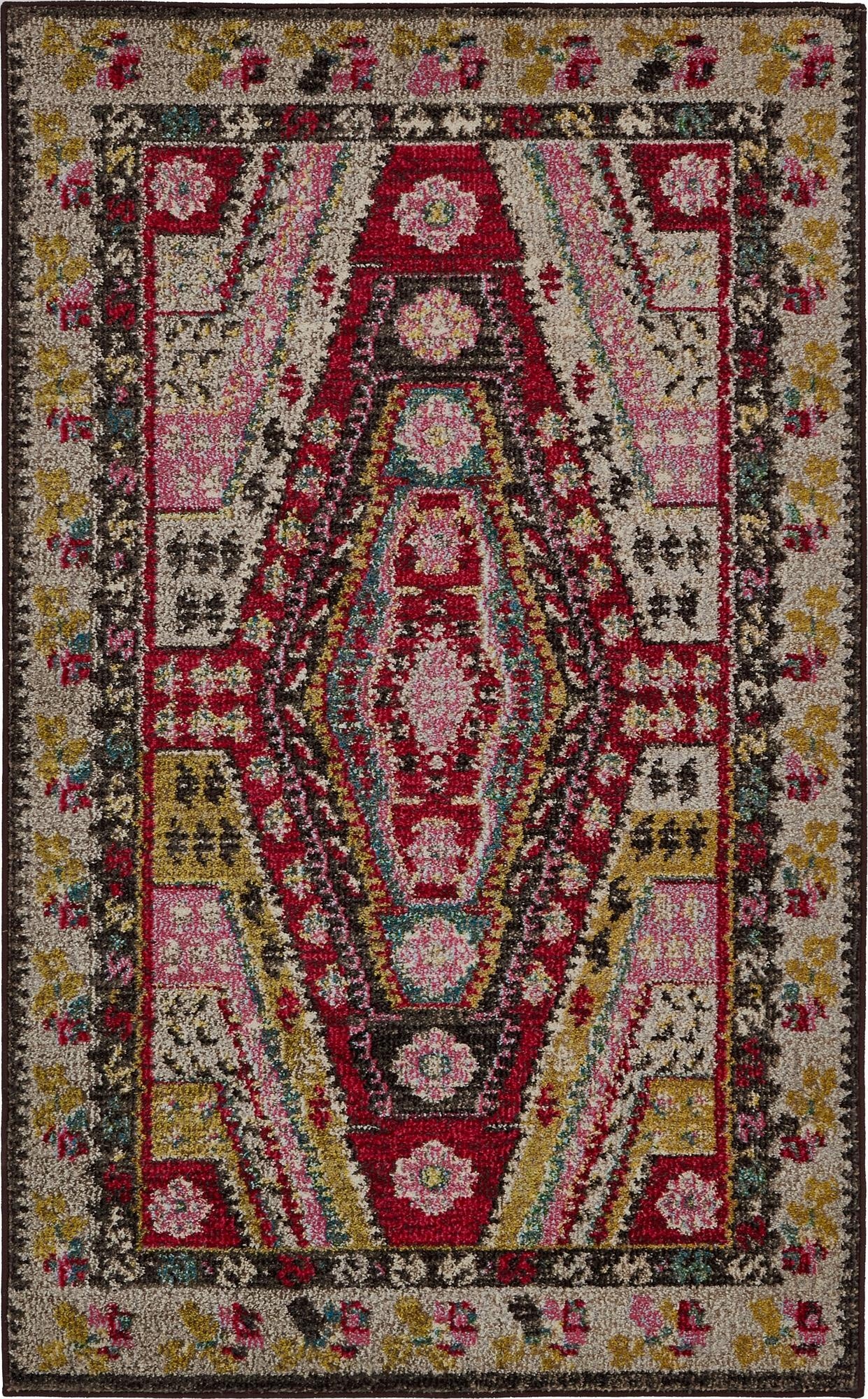 3' 3 x 5' 3  Washable Santa Fe Rug