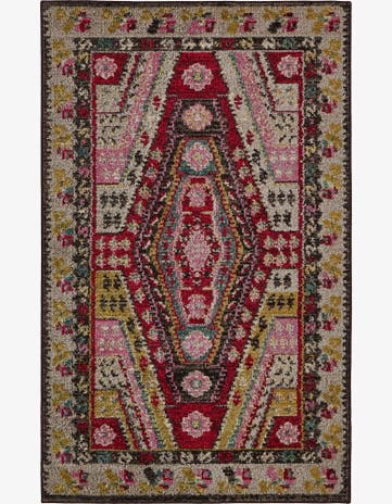 3' 3 x 5' 3 Washable Santa Fe Rug