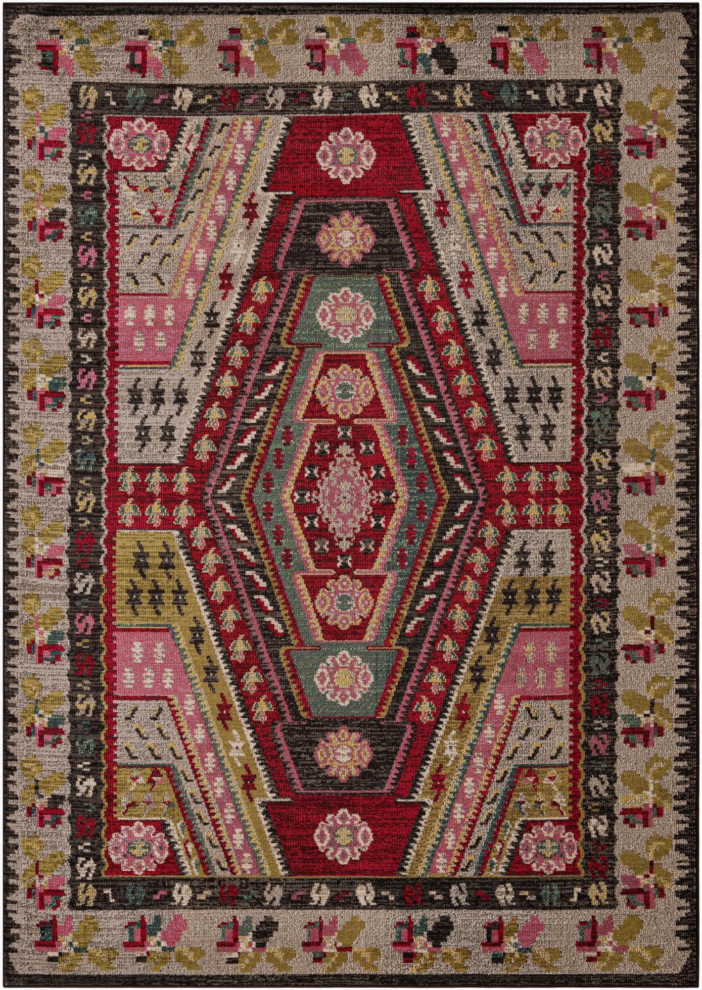 8' x 11'  Washable Santa Fe Rug