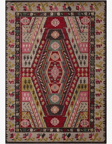 8' x 11' Washable Santa Fe Rug