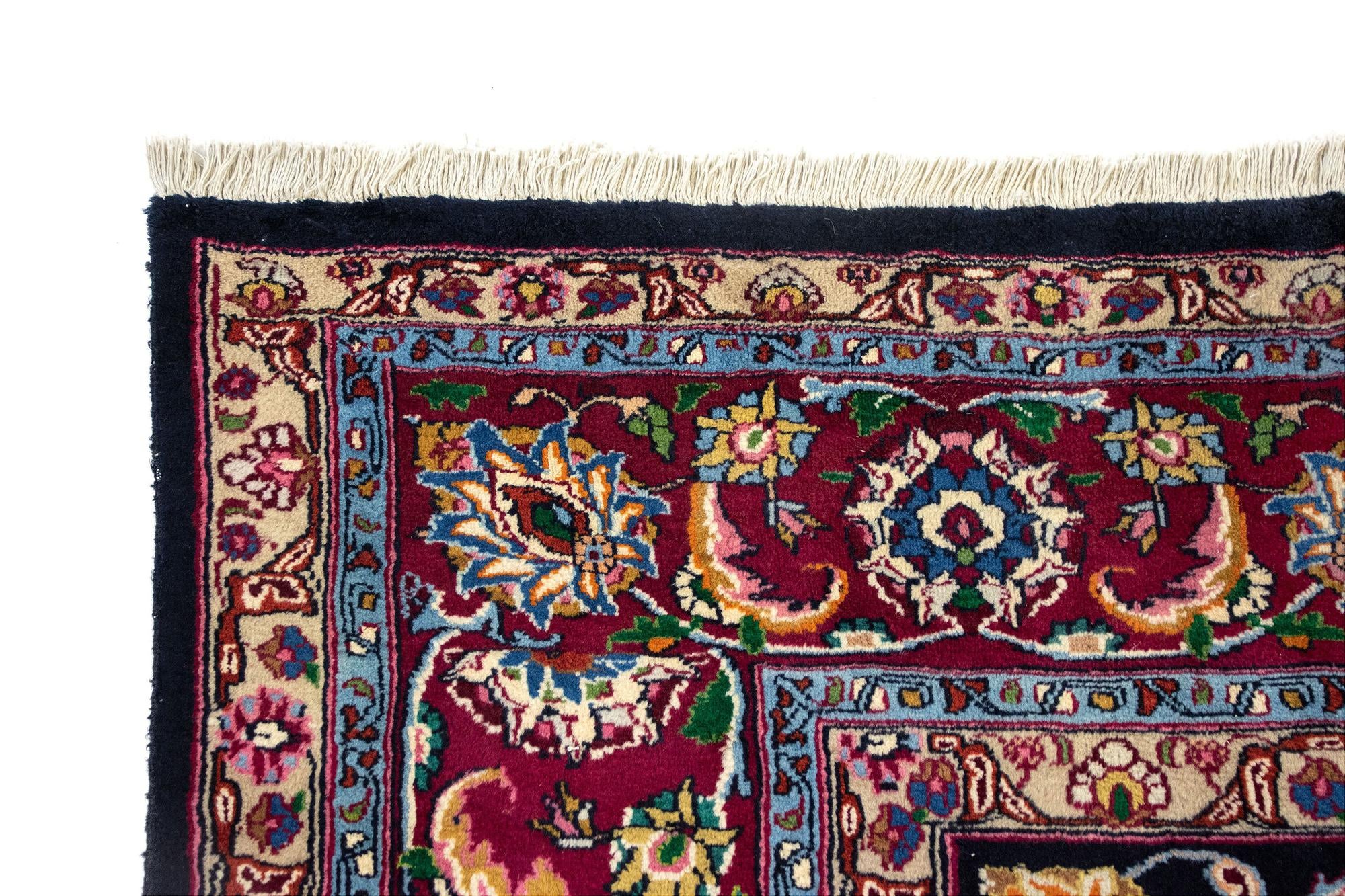 9' 8 x 12' 3 Hand Knotted Sarough Persian Wool Rug