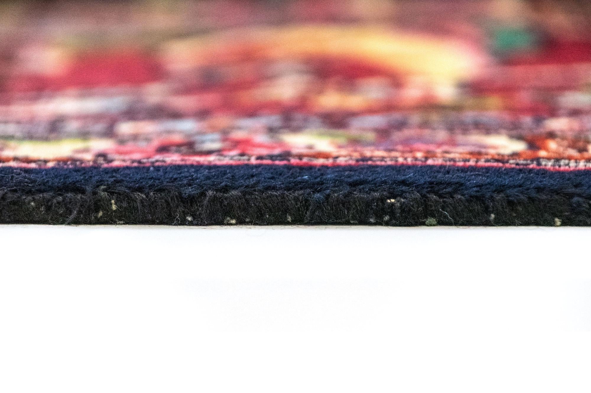 9' 8 x 12' 3 Hand Knotted Sarough Persian Wool Rug