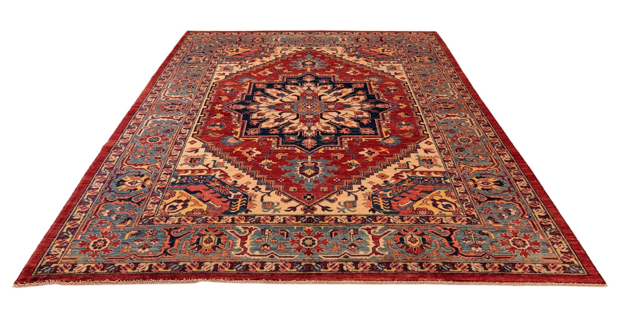 7' 4 x 9' 9 Serapi Wool Rug