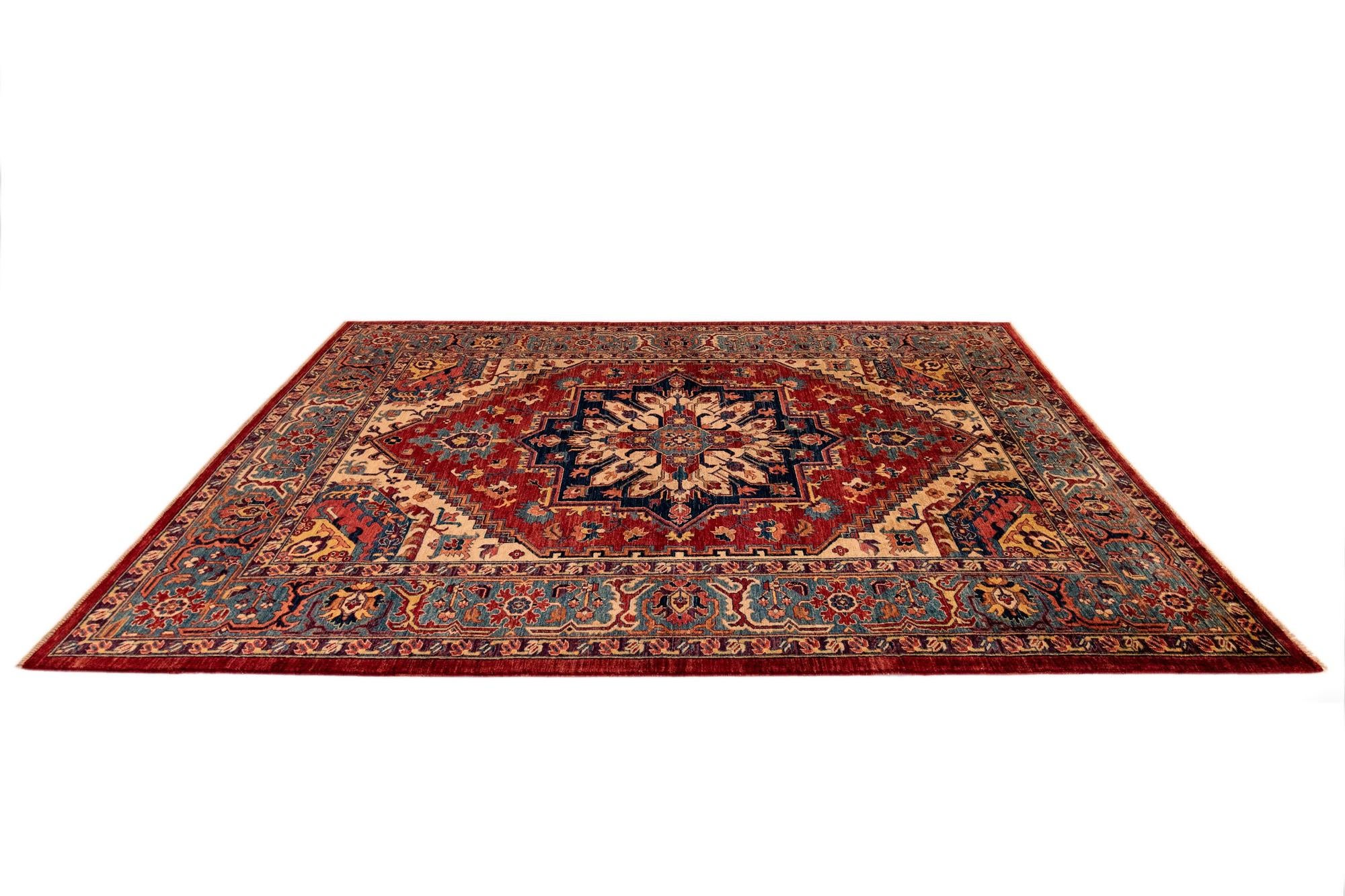 7' 4 x 9' 9 Serapi Wool Rug