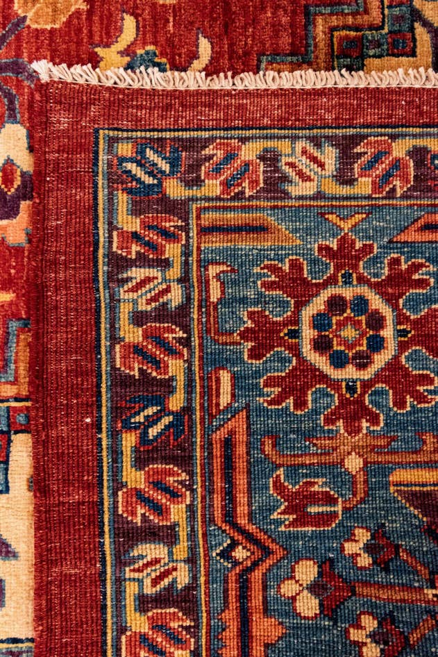 Detailfoto van 225cm x 295cm Serapi Wol Vloerkleed