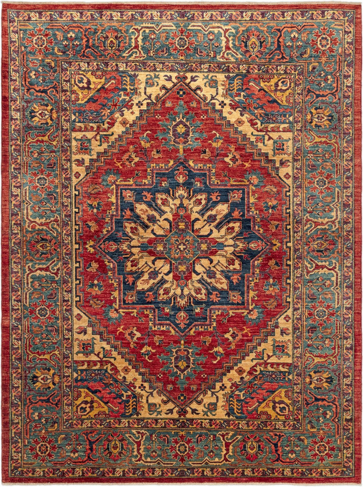7' 4 x 9' 9 Serapi Wool Rug