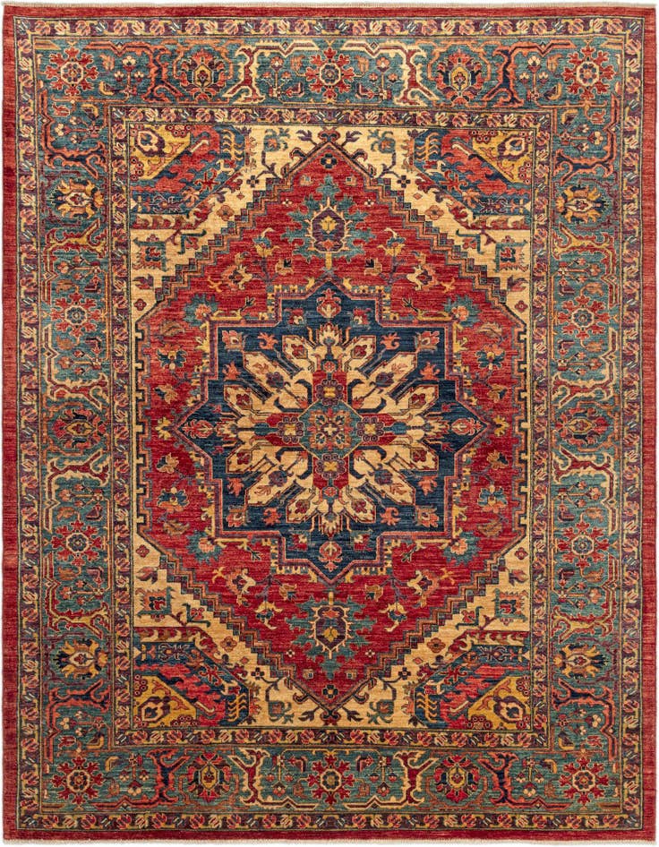 Detail image of 7' 4 x 9' 9 Serapi Wool Rug
