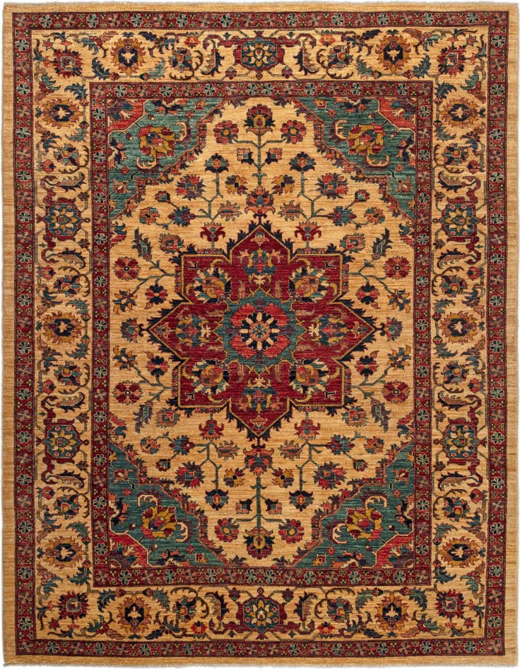 Detail image of 7' 4 x 9' 4 Serapi Wool Rug