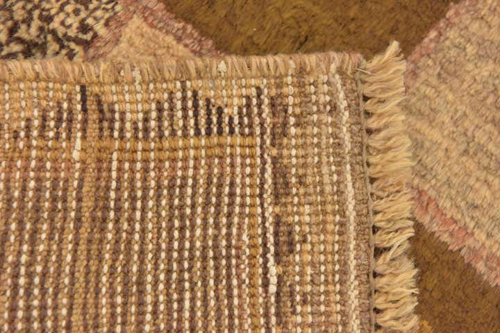 3' 5 x 4' 10 Hand Knotted Shiraz-Gabbeh Persian Wool Rug