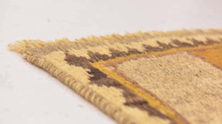3' 5 x 4' 10 Hand Knotted Shiraz-Gabbeh Persian Wool Rug