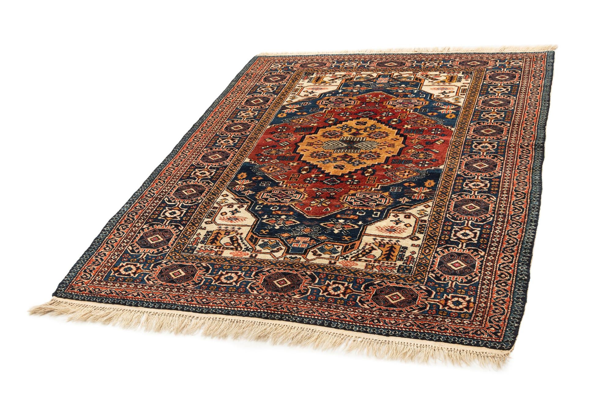 5' x 6' 7 Hand Knotted Shirvan Rug