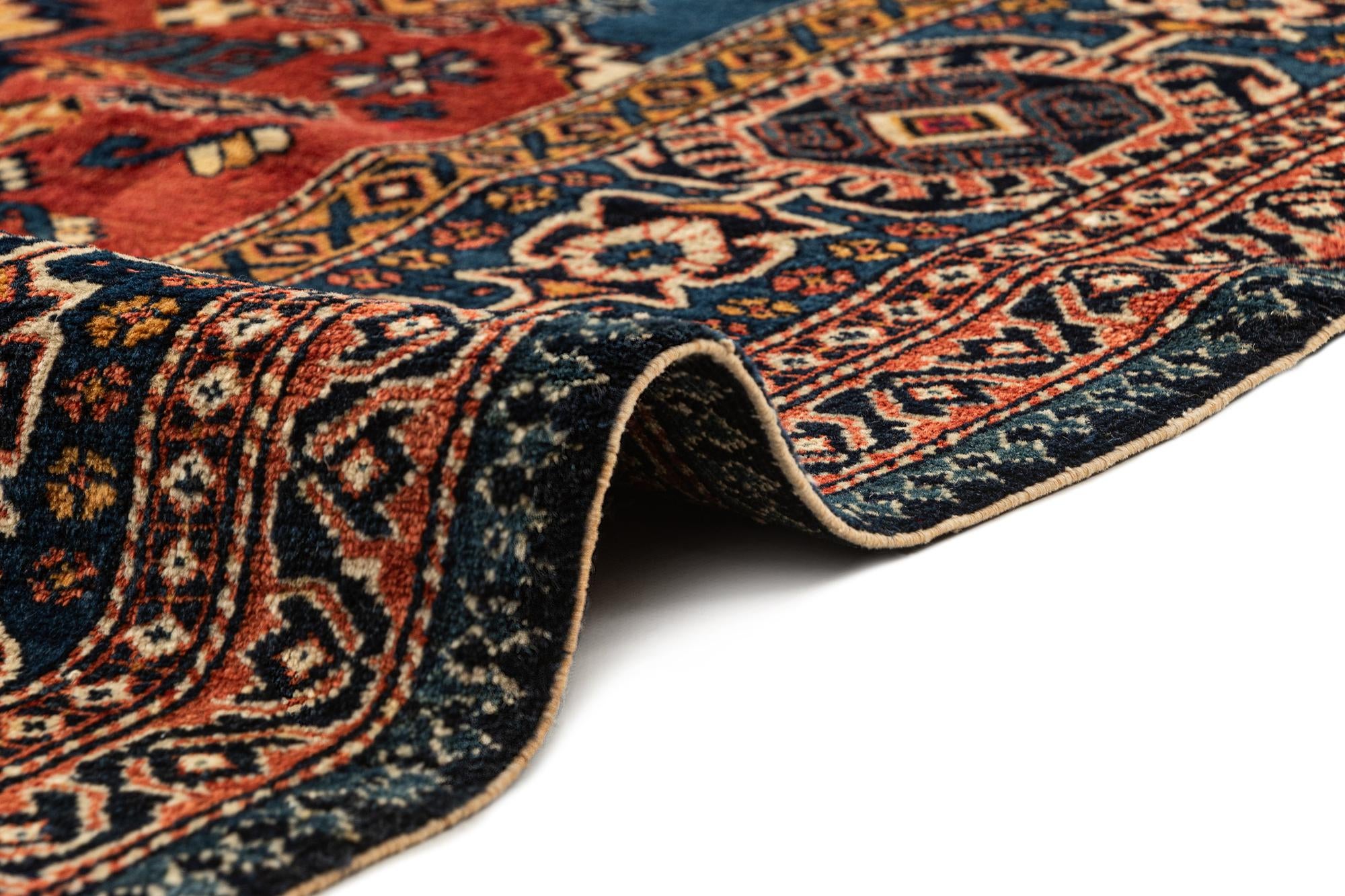 5' x 6' 7 Hand Knotted Shirvan Rug
