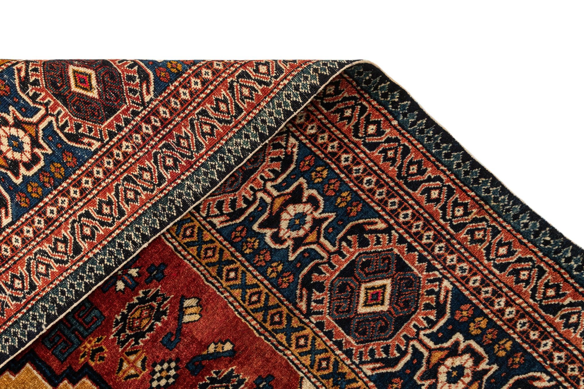 5' x 6' 7 Hand Knotted Shirvan Rug