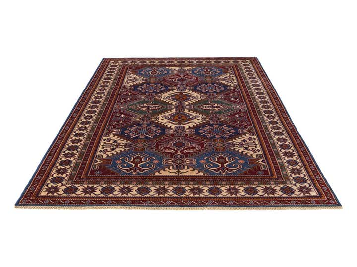 6' x 8' 6 Hand Knotted Shirvan Rug