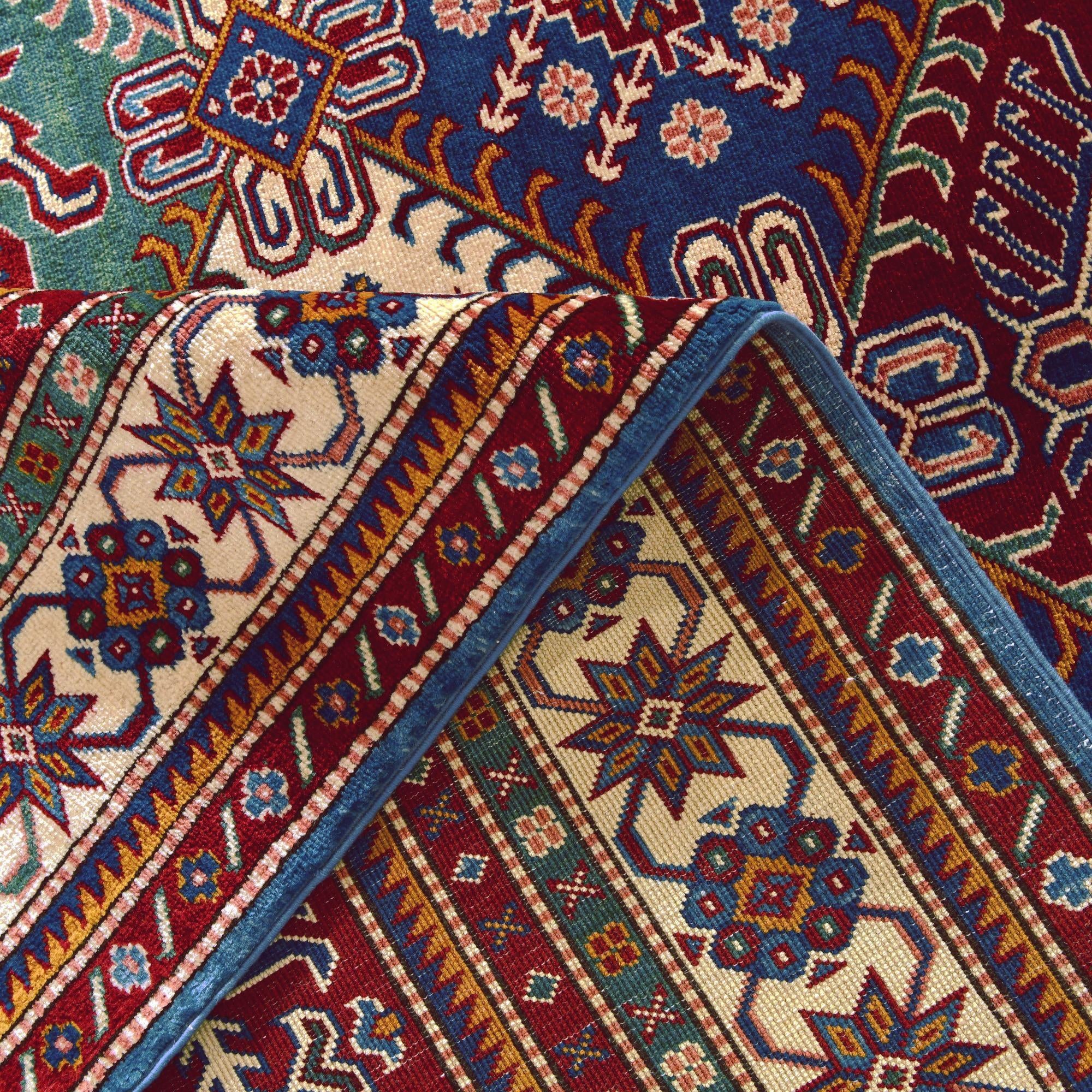 6' x 8' 6 Hand Knotted Shirvan Rug