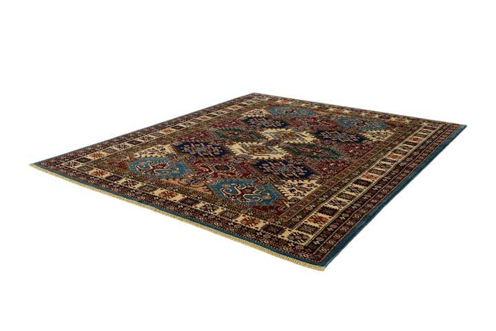 6' 1 x 7' 3 Hand Knotted Shirvan Rug